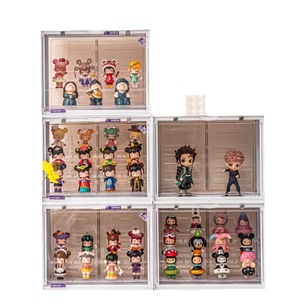 Thiết kế độc đáo 3 Tier Pop Mart hành động con số chống bụi bảo vệ hiển thị trường hợp Stackable hộp hiển thị cho Pop Mart hành động con số - Product Image 6