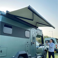 Awnlux Économique Tailles Personnalisées Motorisé Camping Voiture Auvent Camion Remorque Auvent avec Bande LED