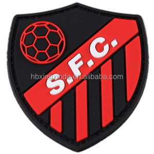 カスタムシリコーンサッカーパッチ刺繍入りチームロゴジャージー用帽子バッグ-熱転写装飾 - Product Image 4