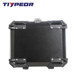 TIYPEOR Boîte à casque de moto en aluminium CNC 45L Coffre supérieur Boîte de rangement pour bagages pour <span class=keywords><strong>BMW</strong></span> R1200gs Adventure <span class=keywords><strong>1200</strong></span> <span class=keywords><strong>Gs</strong></span> R1250GS ADV - Product Image 5