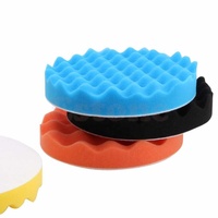 Kit d'outils à main en éponge de polissage de 3/4/5/6/7 pouces pour polisseuse de voiture
