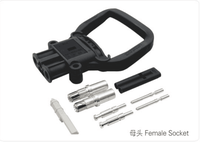 Connecteur d'alimentation électrique étanche pour chariot élévateur CHENF REMA 80A 150V IP65, à double pôle avec broches de signalisation, pour batterie