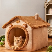 Maison pour animaux de compagnie, canapé-lit pour chat moderne et luxueux, détachable, pliable, lavable, écologique, durable, pour petits animaux, utilisation intérieure/extérieure