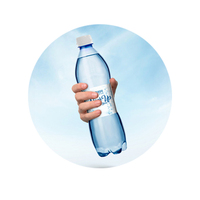 Bouteille d'eau en plastique pour animaux de compagnie de haute qualité de 500ml avec bouteille de préforme de cou de 38mm haute visibilité