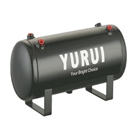 Réservoir d'air métallique 200 PSI, capacité 2,0 gallons (7,57 L), ports NPT 1/4 pour compresseur d'air de suspension