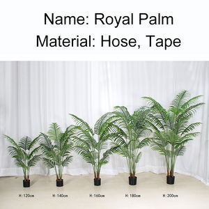 Горячая распродажа, комнатные маленькие горшки ручной работы, искусственное дерево бонсай, королевские пальмовые горшечные растения для свадебного сада - Product Image 3