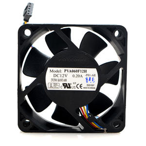 Foxconn PVA060F12H DC12V 0.20A 60*60*20MM 6CM Original tout nouveau ventilateur de refroidissement de châssis <span class=keywords><strong>Dell</strong></span> à quatre fils à température contrôlée - Product Image 1