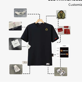 Etiquetas personalizadas Etiquetas de color de cuello tejido de alta densidad Etiquetas de ropa con impresión satinada de moda - Product Image 6