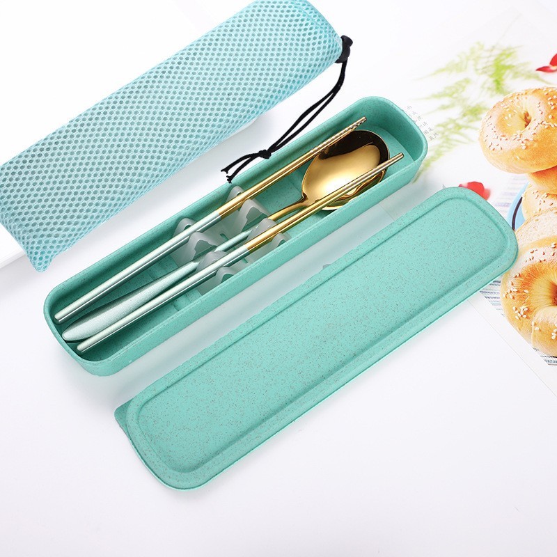 [Two-Piece Set] Gold + Green + Green Boxes of Green Bags