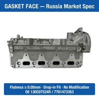 Conjunto de Cabeza de Cilindro K4M 130C07524R 7701473353 para Nissan Almera Classic, Lada Largus, Renault Symbol, Logan 1.6 16V Rusia CIS