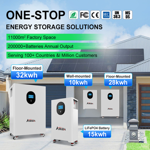 Stock local aux États-Unis : Système de stockage d'énergie solaire domestique sur pied avec batterie LiFePO4 5KWH 10KWH 16KWH 28KWH et garantie de 10 ans - Product Image 4