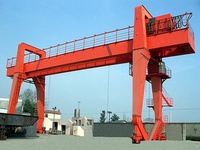 Grue portique à double poutre européenne : Système de levage extérieur avancé pour applications en entrepôt, port et industrie