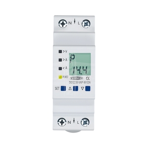 TOMZN 63A Relè Protettore di Tensione e Corrente Regolabile 110V 230V con Display Energia kWh e Dispositivo di <span class=keywords><strong>Protezione</strong></span> per il Controllo del Livello dell'Acqua - Product Image 4