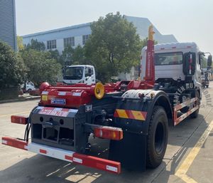 חדש זול יותר דונגפנג 4X2 שלדה מתגלגלת עם הרמת וו משאית אשפה דילוג מעמיס רכב אשפה - Product Image 5