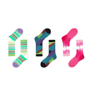 Calcetines de Mujer Estilo Renacentista, Primavera-Verano, con Relieve Tridimensional, Medios, Retro, Modernos, de Algodón Peinado, para Regalo - Product Image 6