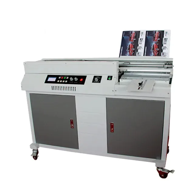 חשמלי אוטומטי מושלם A3 A4 קלסר דבק חם נמס מכונת הדפסת ספרים או מכונת דפוס אופט עם דבק צד לסל