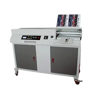 Elettrico automatico perfetto A3 A4 Hot Melt colla legante libro adesivo rilegatrice o Offet macchina da stampa con colla laterale per Sal