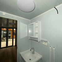 CIMIC Maison conteneur préfabriquée isolée et extensible de haute qualité de 20 pieds avec structure en acier galvanisé, capacité 35 personnes