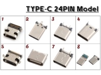 Conector USB de 6/12/14/16/24 pines, extensión de 90 y 180 grados, macho y hembra, conector USB SMD, conector USB tipo C