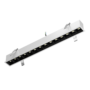 Plafonnier linéaire encastré LED anti-éblouissement en aluminium UGR <16 5000k 160lm/w pour bureau, hôpital, commerce - Product Image 1