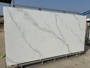 Venta caliente Azulejo de piso Losas grandes Placa gruesa blanca Cocina Azulejo de porcelana Encimera Losa grande <span class=keywords><strong>Piedra</strong></span> sinterizada - Product Image 3