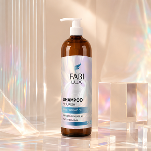 Champú Nutritivo Fabilux 1000 ml con Mentol, Eucalipto y Aceite de Árbol de Té para la Limpieza Diaria del Cabello, Frescura y Control de Sebo, Suministro B2B - Product Image 1