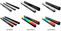 Barra de Luz Lineal Rígida Programable a Todo Color, 60 LED, 96 LED, UCS2904, UCS2903, RGB, RGBW, UCS512, DMX512, para Decoración de Escenarios