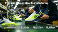 Chaussures de football à tige basse vert fluorescent en PU, crampons FG à pointes longues, semelle intermédiaire en TPU, pour toutes les saisons