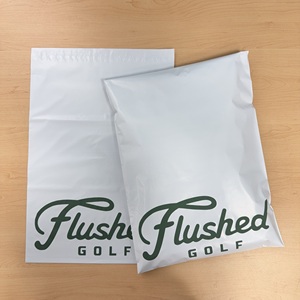12x16inch Matte White Mailer <b>Bags</b> Customized Logo Plastic Shipping <b>Bag</b> Yoga Clothing <b>Packing</b> Express Mailing <b>Bag</b> for Online Shop - Product Image 1