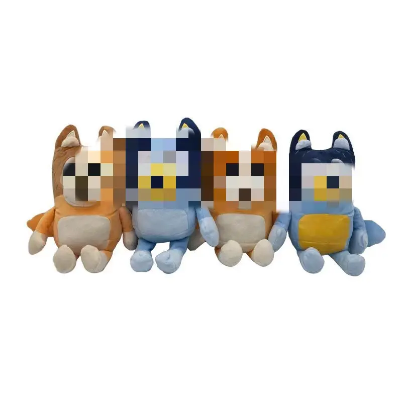 Vente chaude Bruy Bingo Chien Famille Chanceux Poupée En Peluche Jouets Dessin Animé Anime Animal En Peluche Jouet