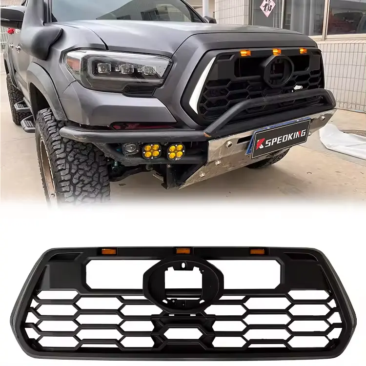 HOT SALE 4x4 Off-Road Vehicle Front Bumper Grille with Turn Signals for 2016-2019 TOYOTA TACOMA