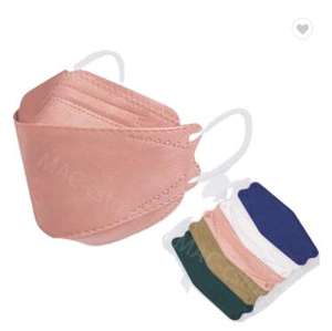 قناع وجه KF94 بتصميم كوري قناع وجه أصلي للاستعمال مرة واحدة 4 طبقات غير منسوج قناع وجه ثلاثي الأبعاد للبالغين جهاز تنفس 4 طبقات - Product Image 4