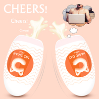Best-seller - Mini gode de poche portable pour hommes - Gobelet masturbateur en silicone souple - Tunnel vaginal réaliste - Jouets sexuels pour adultes