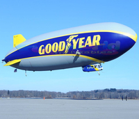Ballon dirigeable flottant extérieur Sky-Swimming Dirigeable Zeppelin gonflable pour usage promotionnel