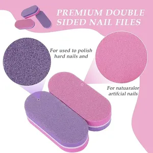 Bloques de limas de uñas mini, pulidores de esponja de grano 100/180 para uñas acrílicas, bloque de pulido de doble cara, herramientas de manicura DIY para salón - Product Image 5