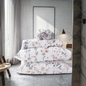 Parure de lit 10 pièces style vintage à motifs floraux, douce et légère, motif jardin printanier, avec fermeture éclair, pour la maison, les mariages et l'hôtellerie - Product Image 2