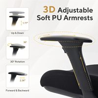 Chaise de bureau ergonomique réglable en maille pour PDG, confortable et moderne, à prix abordable, directement de l'usine de mobilier de bureau.