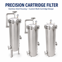 Boîtier de filtre à sac en acier inoxydable pour le traitement des eaux sanitaires, destiné aux particules de sédiments et à la filtration des liquides de processus