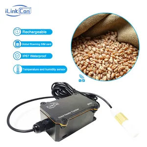 ILinkCon Customize 4g Free Sim Card Car Global Asset Shipment Tracking Temperature Sensor Gps Tracker