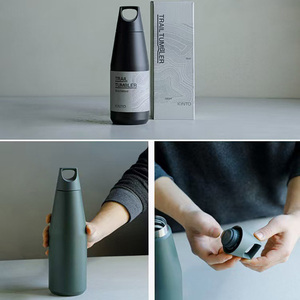 Bouteille d'eau isotherme personnalisée IDEA GIFT avec logo, sans BPA, réutilisable, en acier inoxydable, pour cadeaux promotionnels - Product Image 6