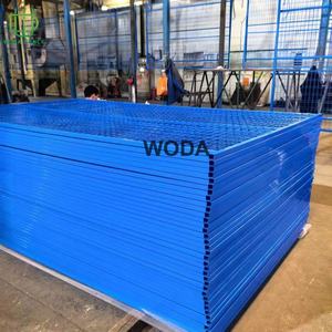 Clôture temporaire amovible du Canada avec connecteurs supérieurs et pieds plats pour une installation facile - Product Image 5