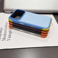 Casing Ponsel Magnetik Anti Jatuh Empat Sudut dengan Blok Warna dan Airbag untuk iPhone 17 18 Pro Max, Pelindung Ponsel Tahan Guncangan untuk iPhone 18