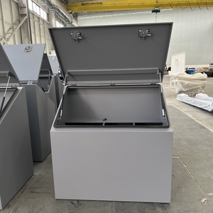 Contenedor de Almacenamiento de Alimento para Animales Ani-Mate de 3 Compartimentos, Fabricación de Chapa Metálica Estampada Galvanizada - Product Image 2