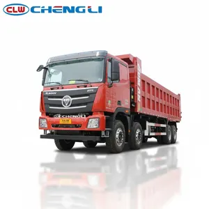 Camion benne lourd Foton Gtl Diesel Euro 2 8x4 80t pour l'exploitation minière et la construction (ISG400, conduite à gauche, version internationale) - Product Image 4