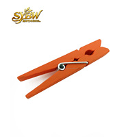 Pinces à linge classiques en bois de bouleau de 48 mm, 5000 pièces/boîte, lot économique, best-seller pour le bricolage et l'artisanat