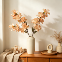 Fleur artificielle en mousse PE de 112 cm, type Crinum, style vintage, couleur personnalisable pour arrangements floraux de mariage, hôtel et maison - Vente en gros