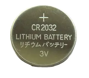 GEB批发220毫安时CR2032 3.0伏小圆形纽扣电池3v 230毫安时锂电池硬币电池CR2032手表车钥匙 - Product Image 1