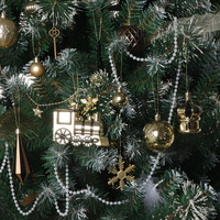 Camilla - Ensemble de 70 boules de Noël en plastique rouge, vert et or, multi-tailles (34x23.5x6cm) pour la décoration de l'arbre de Noël