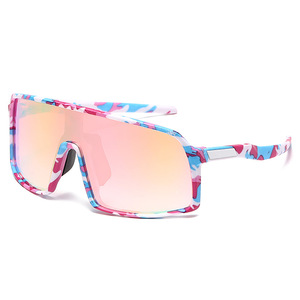 Lunettes <span class=keywords><strong>de</strong></span> <span class=keywords><strong>soleil</strong></span> sportives unisexes haut <span class=keywords><strong>de</strong></span> gamme pour enfants, vente en gros, protection UV400, avec logo - Product Image 5
