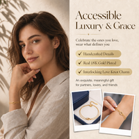 Vente en gros – Bracelet double couche entrelacé pour femme, en acier inoxydable 316L plaqué or PVD 18 carats, orné de zircons, étanche et réglable